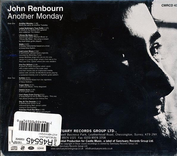 John Renbourn - Another Monday (CD)