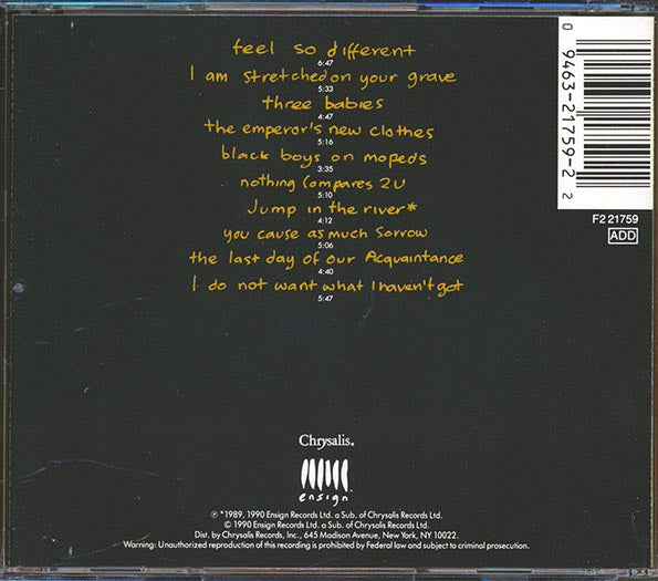 Sinead O'Connor - I Do Not Want What I Haven't Got (CD)