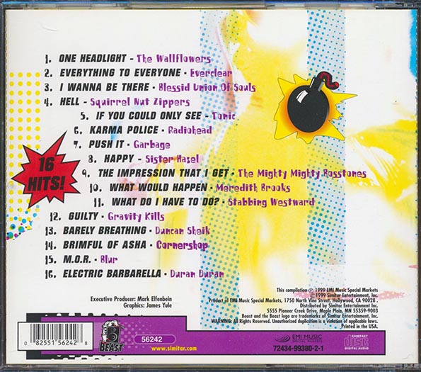 Duran Duran, Blur, Everclear, Etc. - Ka-Boom! 16 Rippin' Tunes! (CD)