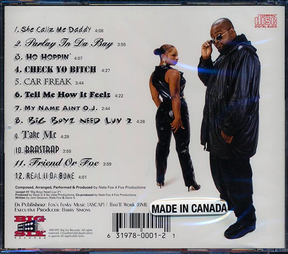 Nate Fox - Hittin' It From The Back (CD)