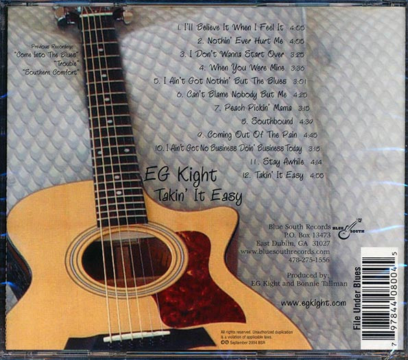 EG Kight - Takin' It Easy (CD)