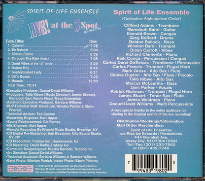 Spirit Of Life Ensemble - Live At The 5 Spot (CD)