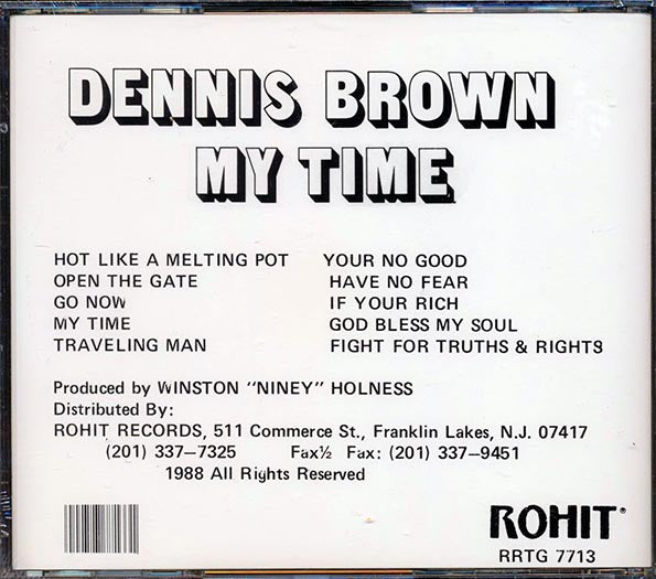 Dennis Brown - My Time (CD)