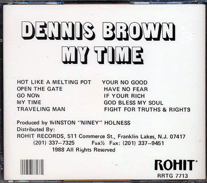 Dennis Brown - My Time (CD)