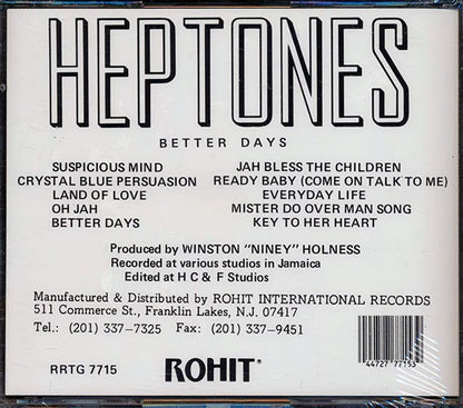 The Heptones - Better Days (CD)