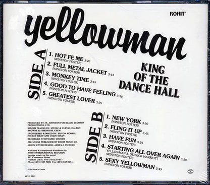 Yellowman - King Of The Dance Hall (CD)