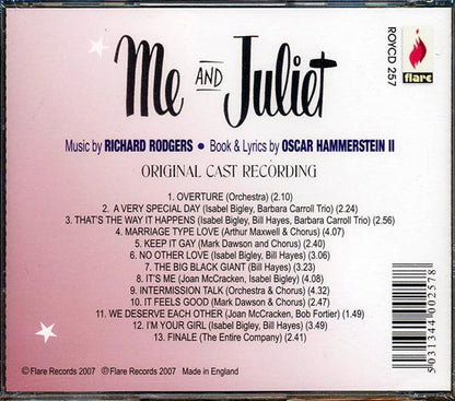 Richard Rodgers, Oscar Hammerstein III - Me And Juliet (CD)