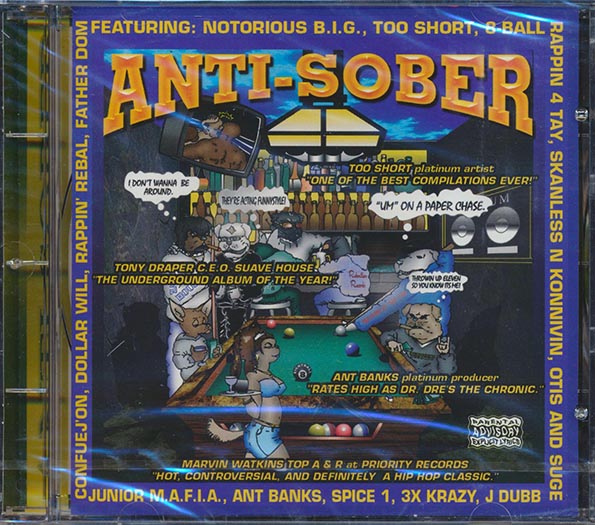 The Notorious BIG, Too Short, 8-Ball, J-Dubb, Etc. - Anti-Sober (CD)