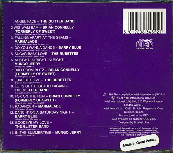 Mungo Jerry, The Glitter Band, Marmalade, Etc. - Wig Wam Glam (CD)