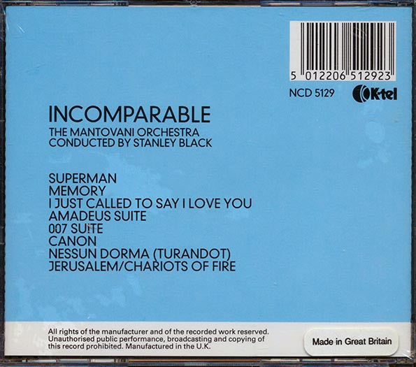 The Mantovani Orchestra - Incomparable (CD)