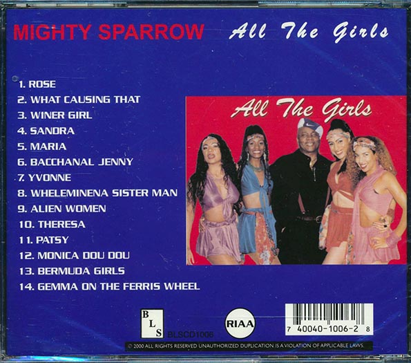 Mighty Sparrow - All The Girls: Millennium Series (CD)