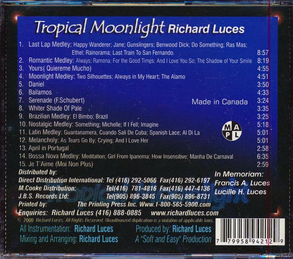 Richard Lucas - Tropical Moonlight (CD)