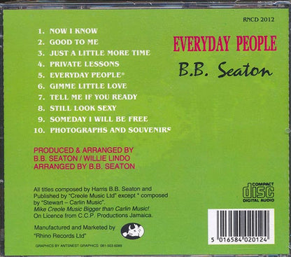 BB Seaton - Everyday People (CD)