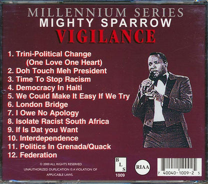 Mighty Sparrow - Vigilance: Millennium Series (CD)