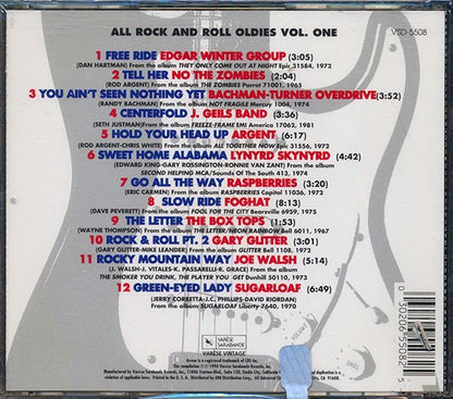 Lynyrd Skynyrd, Bachman Turner Overdrive, Joe Walsh, Foghat, Etc. - Arrow 102.1 FM All Rock And Roll Oldies Volume 1 (CD)