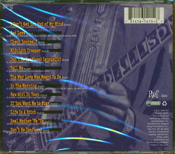 Bernard Allison - Times Are Changing (CD)