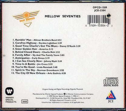 The Allman Brothers Band, Gordon Lightfoot, America, Carly Simon, Etc. - Mellow Seventies (CD)