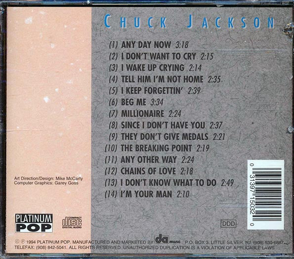 Chuck Jackson - Platinum Pop Best Of Series Presents Chuck Jackson (CD)