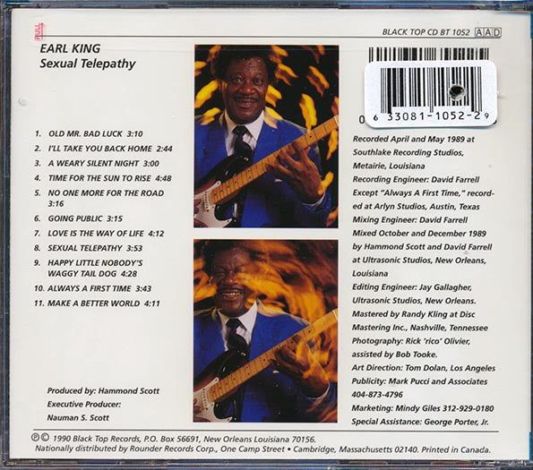 Earl King - Sexual Telepathy (CD)