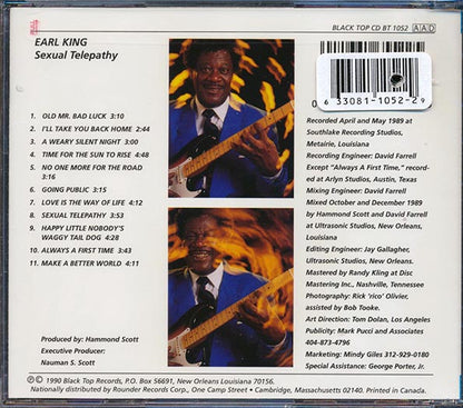 Earl King - Sexual Telepathy (CD)