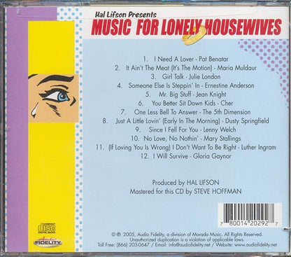Pat Benatar, Cher, Dusty Springfield, Julie London, Etc. - Hal Lifson Presents Music For Lonely Housewives (CD)