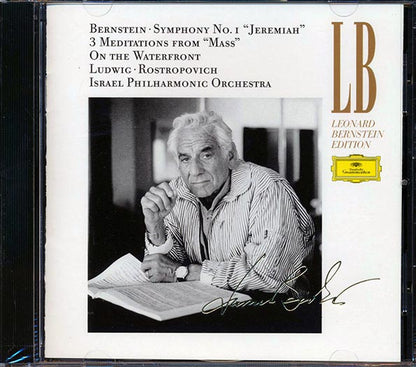 Bernstein, Ludwig, Rostropovich, Israel Philharmonic Orchestra - Symphony No. 1, Jeremiah, 3 Meditations From Ass, On The Waterfront (CD)