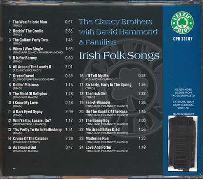The Clancy Brothers With David Hammond & Families - Irish Folk Songs (CD)