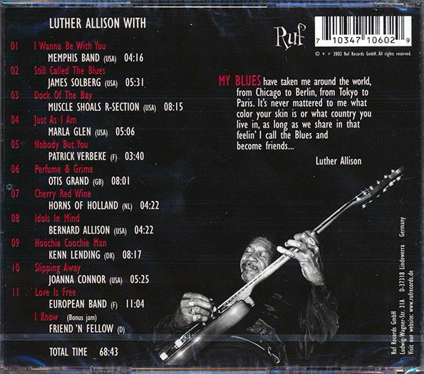 Luther Allison & Friends - Pay It Forward (CD)