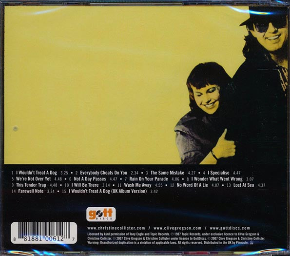 Clive Gregson & Christine Collister - Mischief (CD)