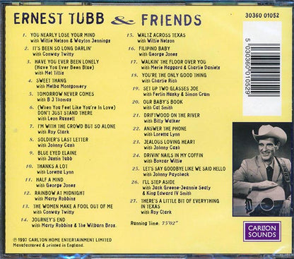 Ernest Tubb & Friends - Stars Over Tears (27 tracks) (CD)