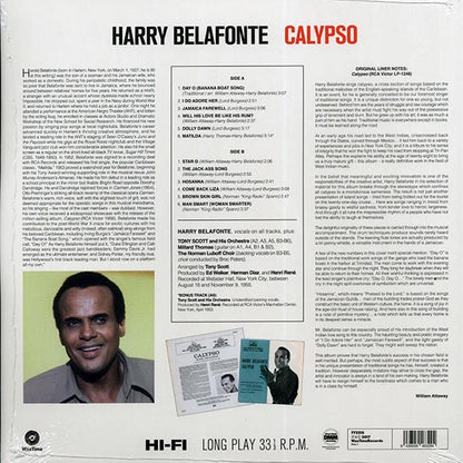 Harry Belafonte - Calypso (+bonus track) (ltd. ed.) (180g) - PureSound Records