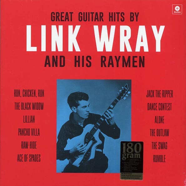 Link Wray & His Wraymen - Great Guitar Hits By Link Wray & His Raymen (+4 bonus tracks) (ltd. ed.) (LP) - PureSound Records