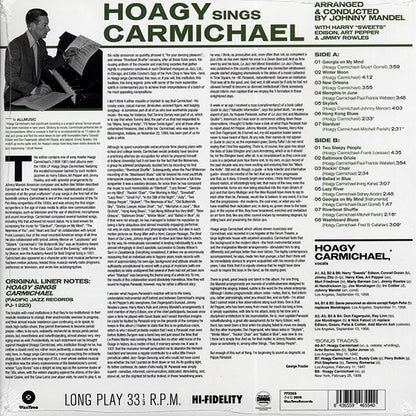 Hoagy Carmichael - Hoagy Sings Carmichael (+4 bonus tracks) (ltd. ed.) (LP) - PureSound Records