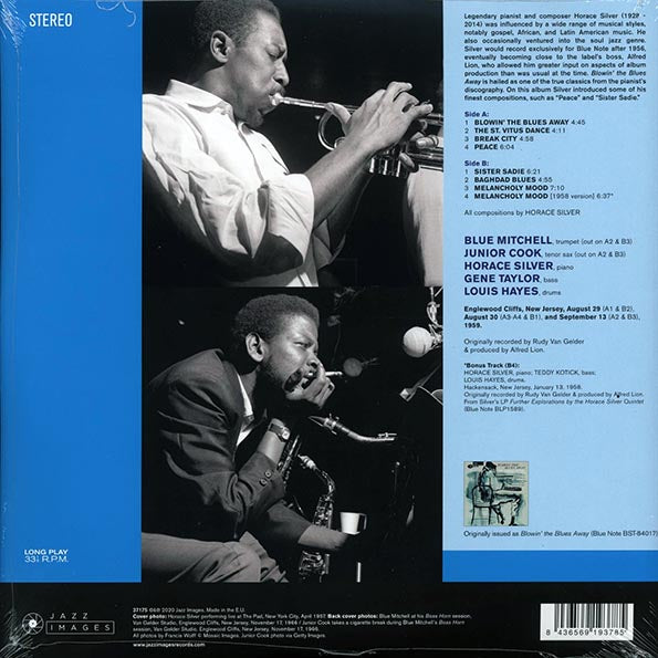 Horace Silver Quintet & Trio - Blowin' The Blues Away (+bonus track) (ltd. ed.) (LP) - PureSound Records