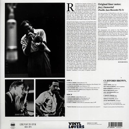 Clifford Brown, Zoot Simms - Jazz Immortal (+2 bonus tracks) (ltd. ed.) (LP) - PureSound Records