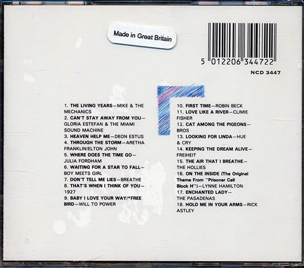 The Hollies, Rick Astley, Mike & The Mechanics, Etc. - Eternal Love: 18 Classic Love Songs From 1989 (CD)