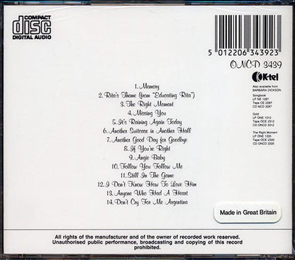 Barbara Dickson - The Love Songs (CD)