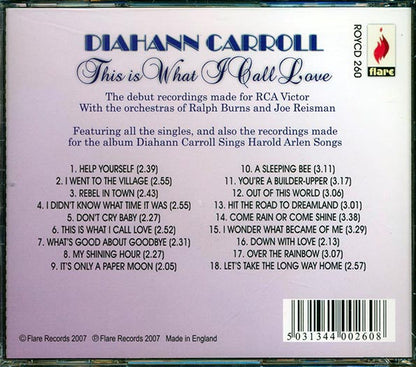 Diahann Carroll - This Is What I Call Love (CD)
