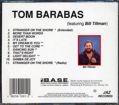 Tom Barabas, Bill Tillman - Tom Barabas Featuring Bill Tillman (CD)