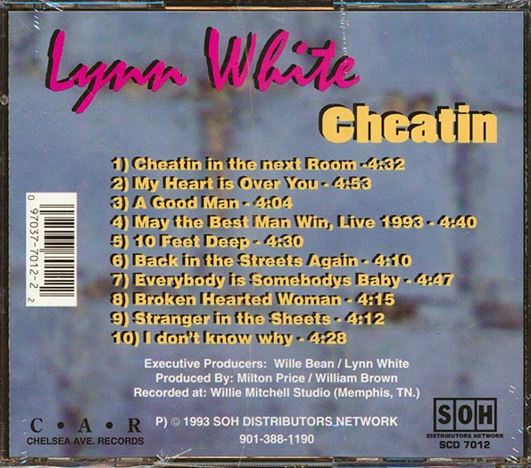 Lynn White - Cheatin (CD)
