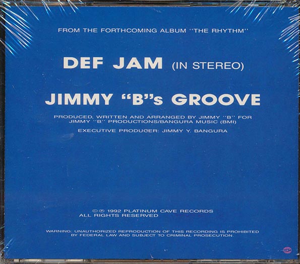 Jimmy B - Def Jam (CD)
