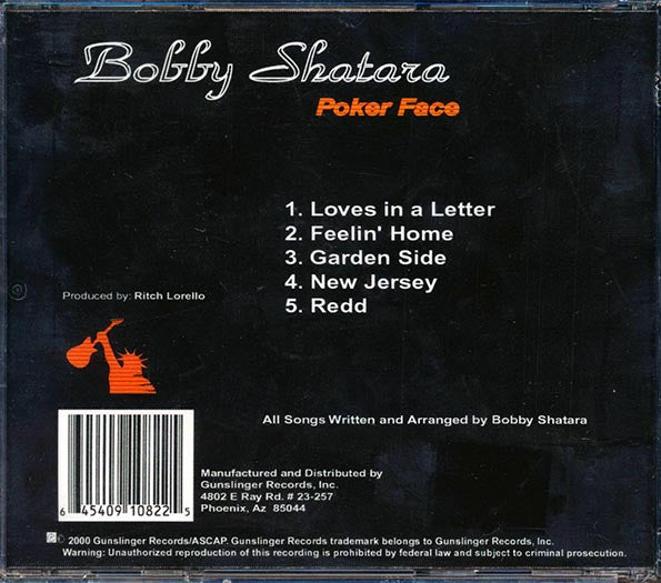Bobby Shatara - Poker Face (CD)