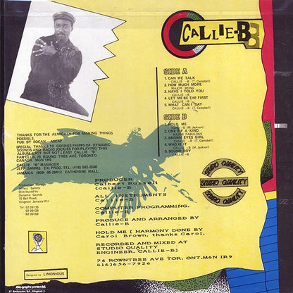 Callie B - Callie B (Jamaica press) (LP) - PureSound Records