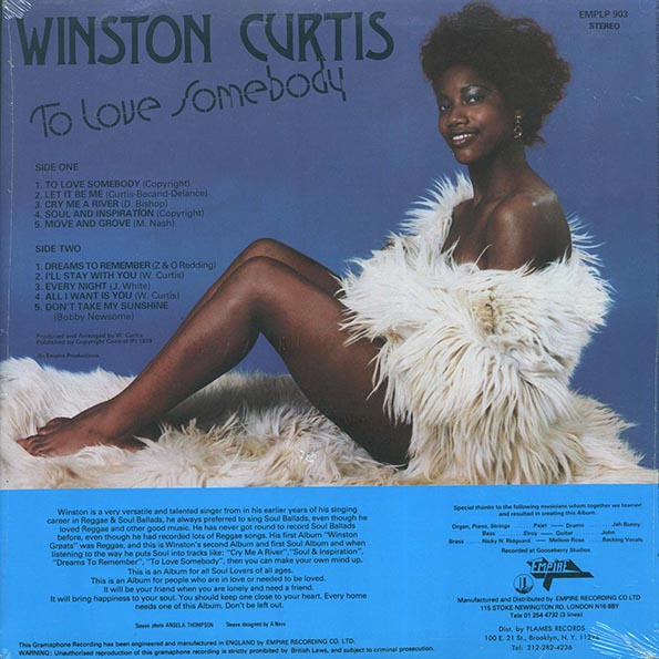 Winston Curtis - To Love Somebody (LP)