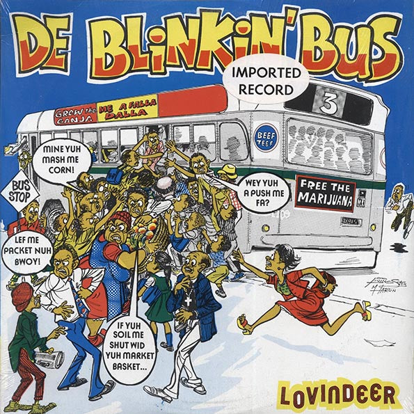 Lovindeer - De Blinkin' Bus (Jamaica press) (LP) - PureSound Records