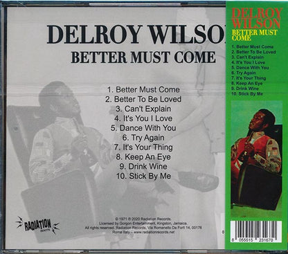 Delroy Wilson - Better Must Come (CD)