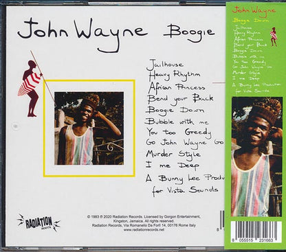 John Wayne - Boogie Down With Sly & Robbie & The Aggrovators (CD)
