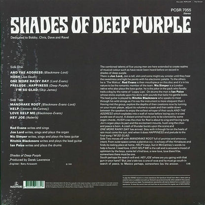 Deep Purple - Shades Of Deep Purple (180g) (LP) - PureSound Records