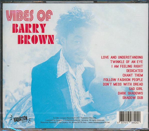 Barry Brown - Vibes Of Barry Brown (CD)