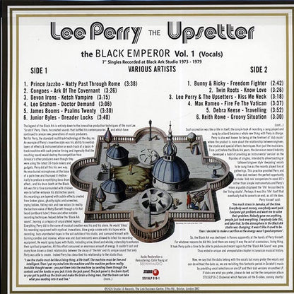 Lee Perry - Lee Perry The Black Emperor Volume 1: 7" Singles Recorded At Black Ark Studio (7", LP) - PureSound Records